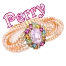 Perry - Fancy Pearl Bracelet Rainbow