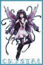 Blue and Purple Fairy with Crystal