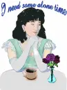 second woman crying