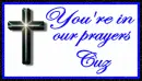 You're in our prayers Cuz