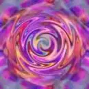 spinning rainbow abstract