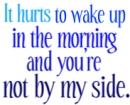 not by my side