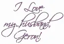 i love my husband geron