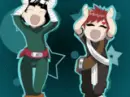 Caramel Dansen Gaara and Rock-Lee