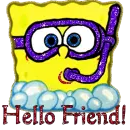 HELLO HI FRIEND SPONGE BOB