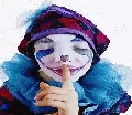 clown sushing 