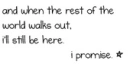 i promise