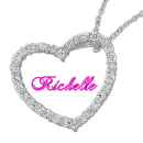 Heart Necklace with Name