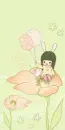 BUNNY GIRL IN FLOWER