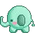 green elephant