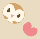 lovely - owl and heart