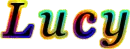 Lucy (colorful and blinking)