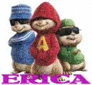 Alvin & the Chipmunks with Erica