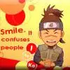smile. it confuses people