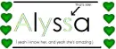 Alyssa name tag