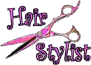 Hair Stylist (pink scissors)