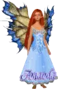 Amanda - Twinkling Blue FairyGirl