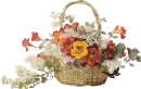Floral Pansy Basket