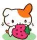 kawaii hamster strawberry nibble