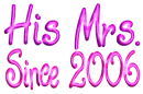 His Mrs.