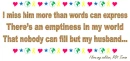 emptiness in my world