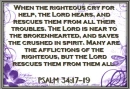 Psalm 34:17-19