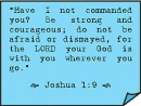 Joshua 1:9
