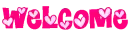 Welcome (heartland font)