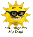 YOU BRIGHTEN MY DAY SUN 