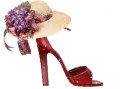 Shoe Red with Cap