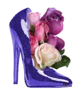 Shoe with Florals