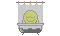 smiley taking a shower