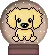 doggy in a snow globe