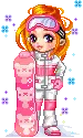 girl with ski 2