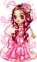 girl in pink gown
