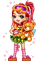 girl with teddy bear