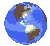 globe turning
