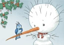 Big headed snowman