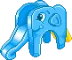 kawaii elephant slide