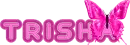 Trisha pink butterfly 