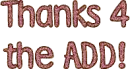 Thanks for the add moo 1