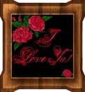 ILY woodframedroses