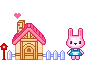 bunny house