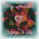 My heart belongs to you (emboss effect)