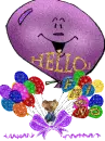 a happy hello friend