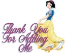 snow white thank you
