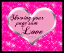 showing your page sum love