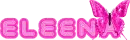 Eleena pink butterfly