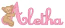teddy bear aletha