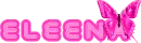Eleena pink butterfly